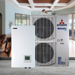 Тепловий насос Mitsubishi Heavy HeatGuard 110NX (HPM 110-160/HPC110VNX) повітря-вода на 11.2 кВт 220В