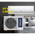 Кондиціонер Samurai Elite SMA-12HRDN8T 3.2 кВт, до 40 кв.м., робота при -15/+53°C, 220 В