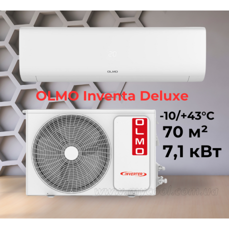 Кондиционер Olmo OSH-24LDH3 Inventa Deluxе 7.1 кВт, 220 В, до 70 кв.м.