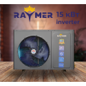 Raymer RAY-15D2MN-EVI тепловой насос воздух-вода на 15 кВт, инверторный, -30°C/+43°C, моноблок до 180 кв.м, 220V