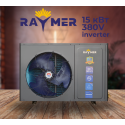 Raymer RAY-15D2MN-EVI 380V тепловой насос воздух-вода на 15 кВт, инверторный, -30°C/+43°C, моноблок до 180 кв.м, 380V