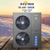 Raymer RAY-18MNG-EVI 380 В тепловой насос воздух-вода на 18 кВт, инверторный, -30°C/+43°C, моноблок до 180-240 кв.м